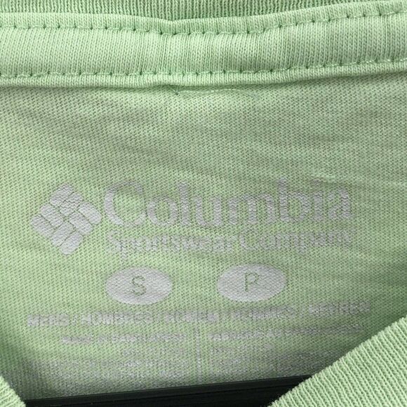 Columbia PFG Mens Green Short Sleeve Crew Neck Pullover T Shirt Size Small - Picture 4 of 6